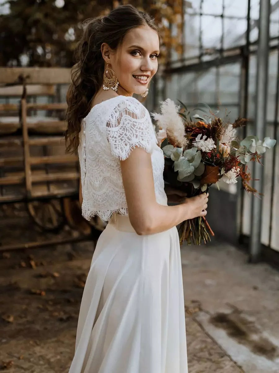 Noelle Lace Bridal Gown Set