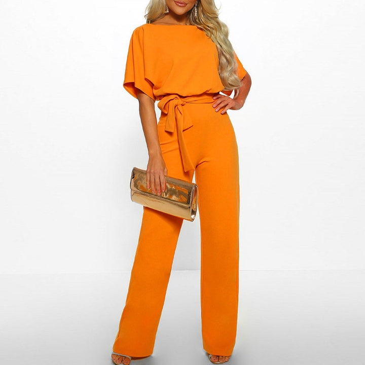 Clarissa Elegant Belted Jumpsuit