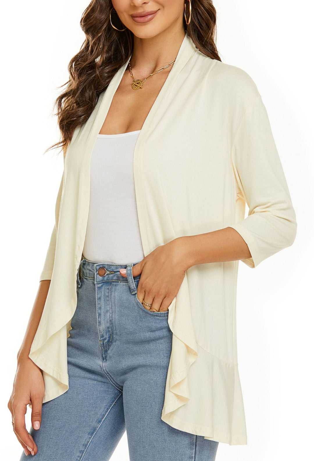 Liora Open-Front Cardigan