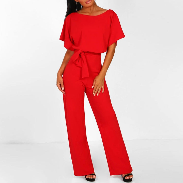 Clarissa Elegant Belted Jumpsuit
