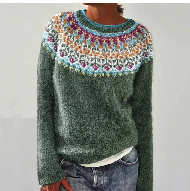 Elora Nordic Pattern Sweater
