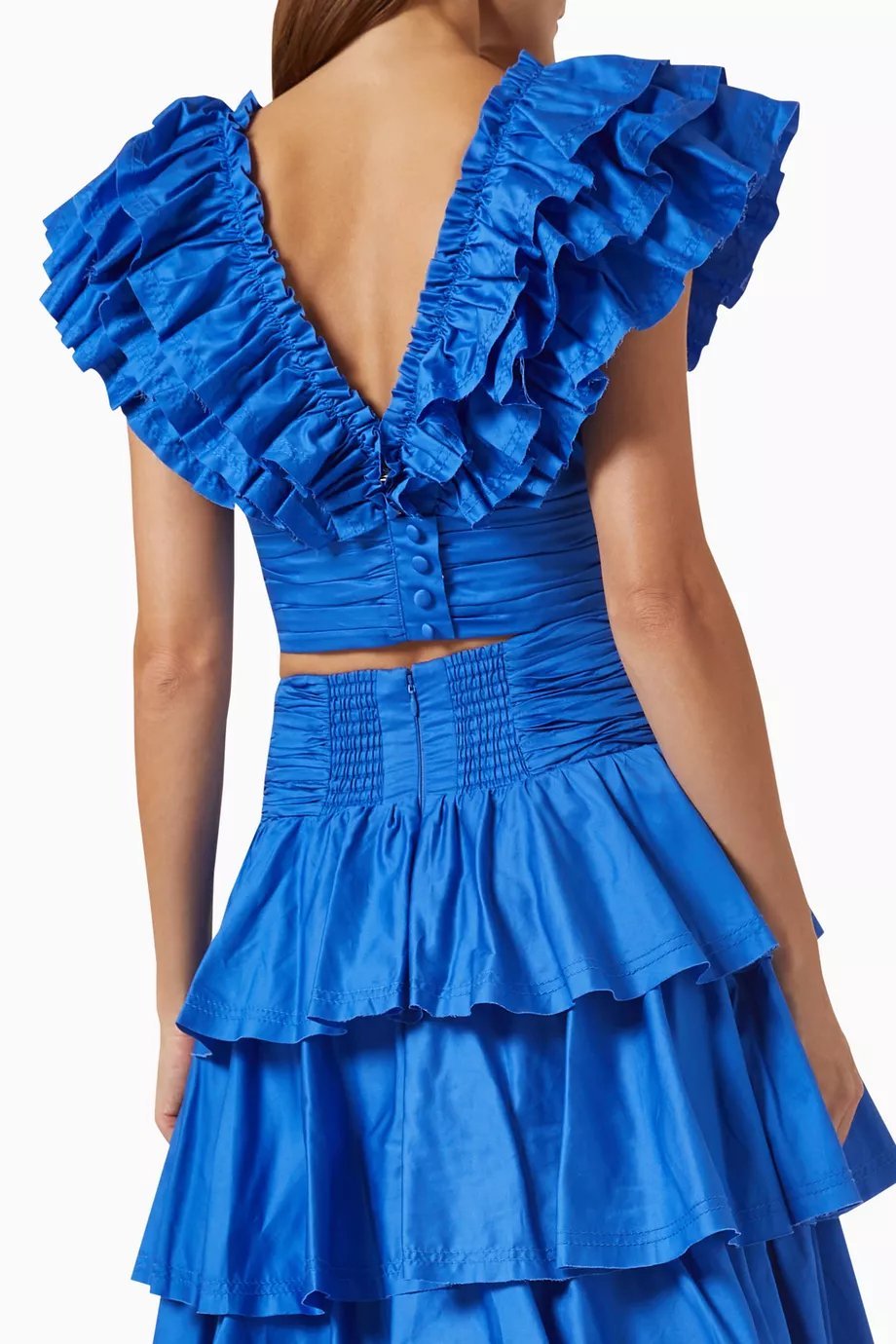 Celestia Ruffle Tiered Maxi Skirt Set