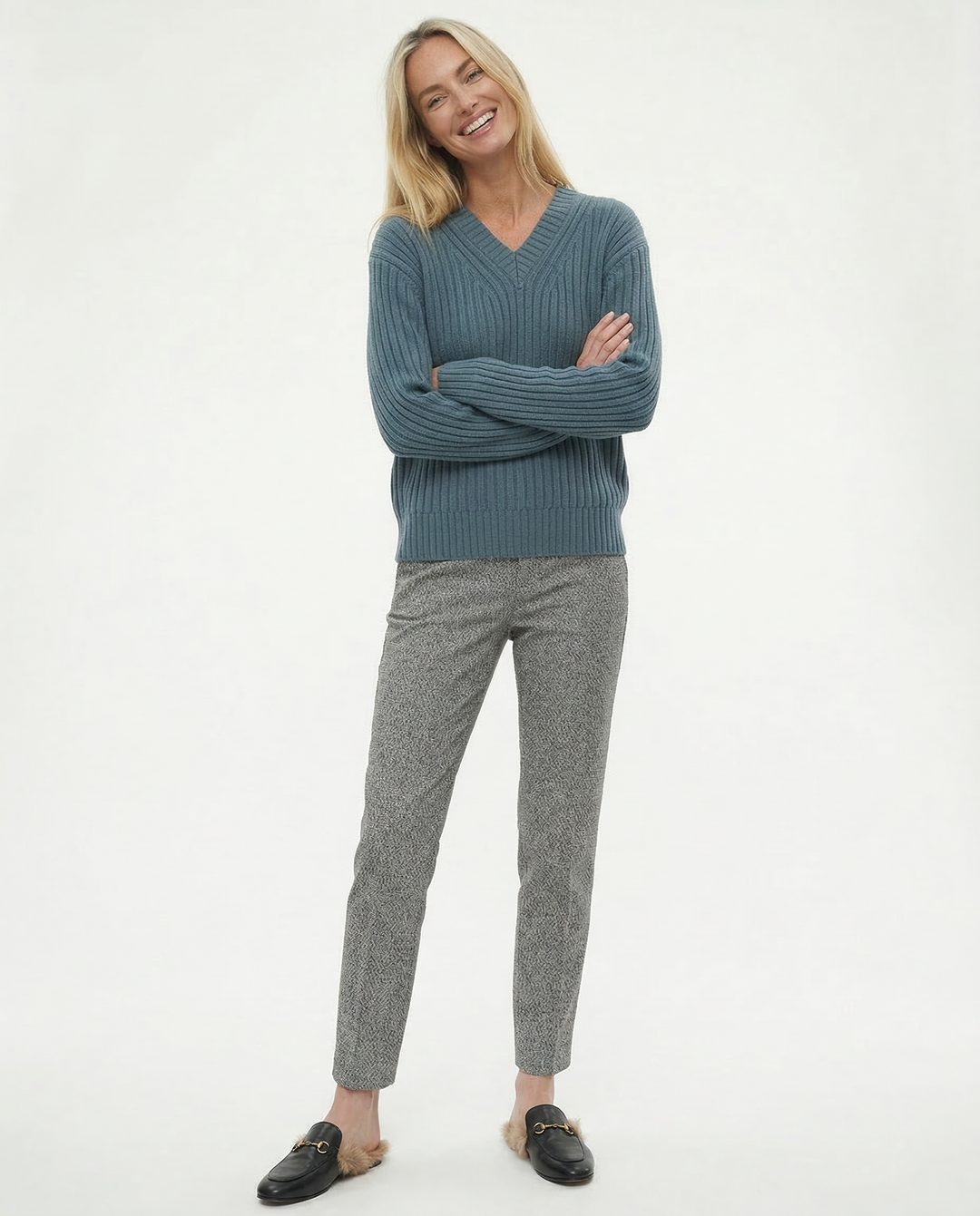 Valentina Straight-Leg Trouser
