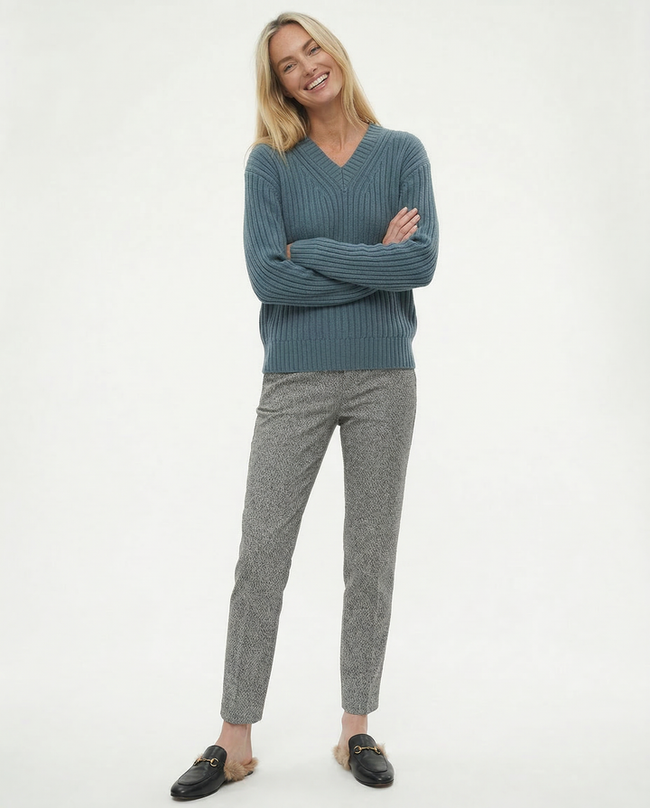 Valentina Straight-Leg Trouser