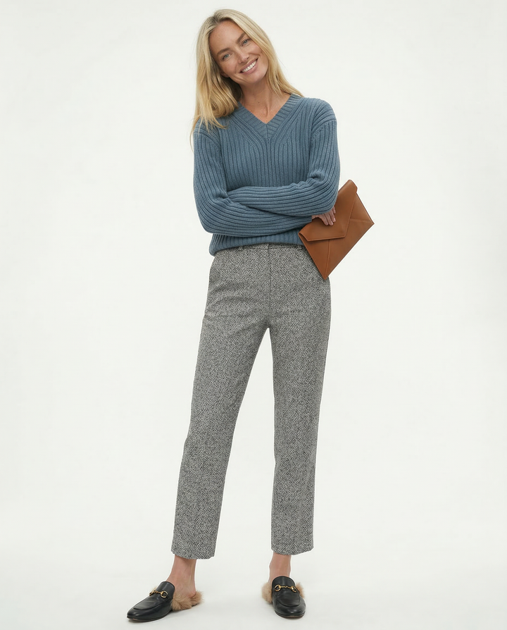 Valentina Straight-Leg Trouser