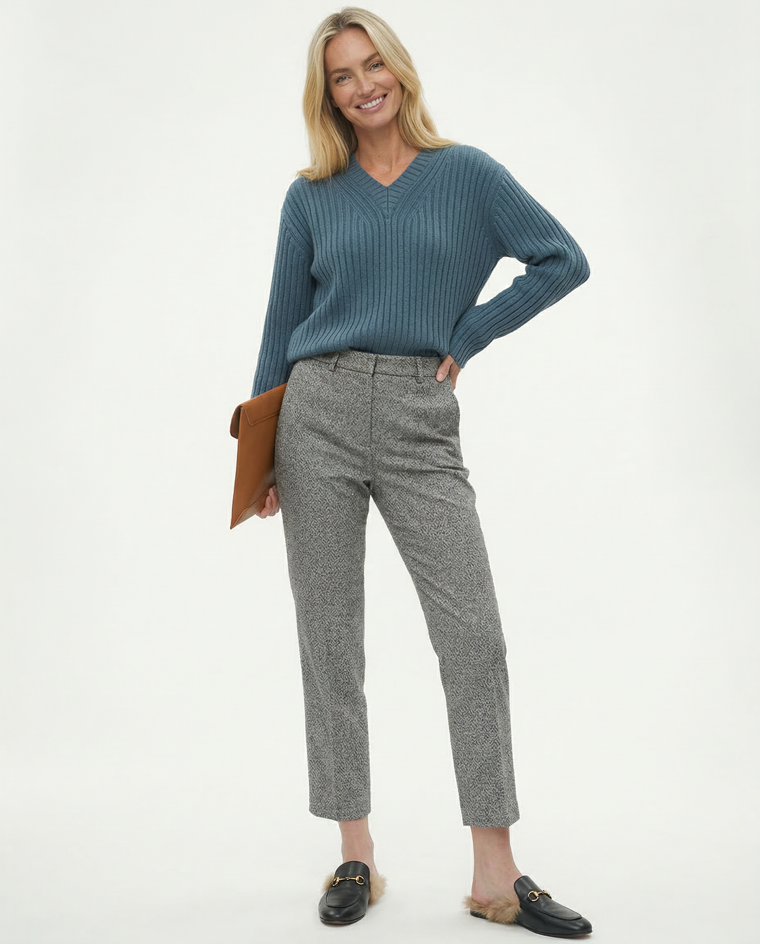 Valentina Straight-Leg Trouser