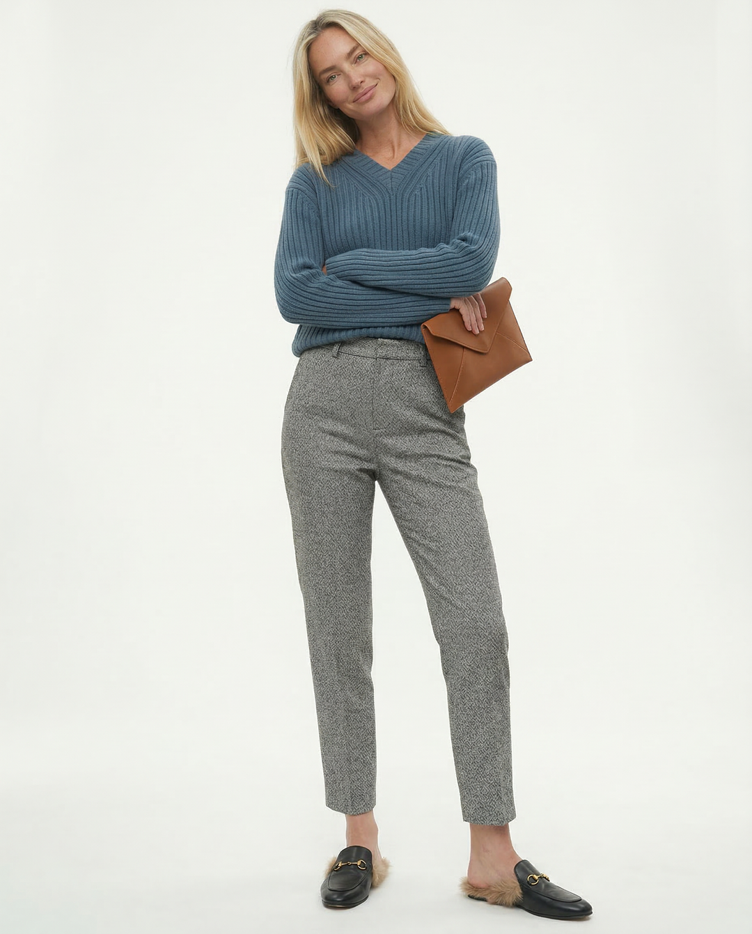 Valentina Straight-Leg Trouser