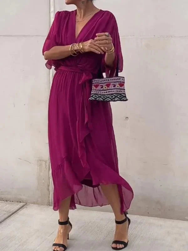 Whitney Soft V-Neck Dress