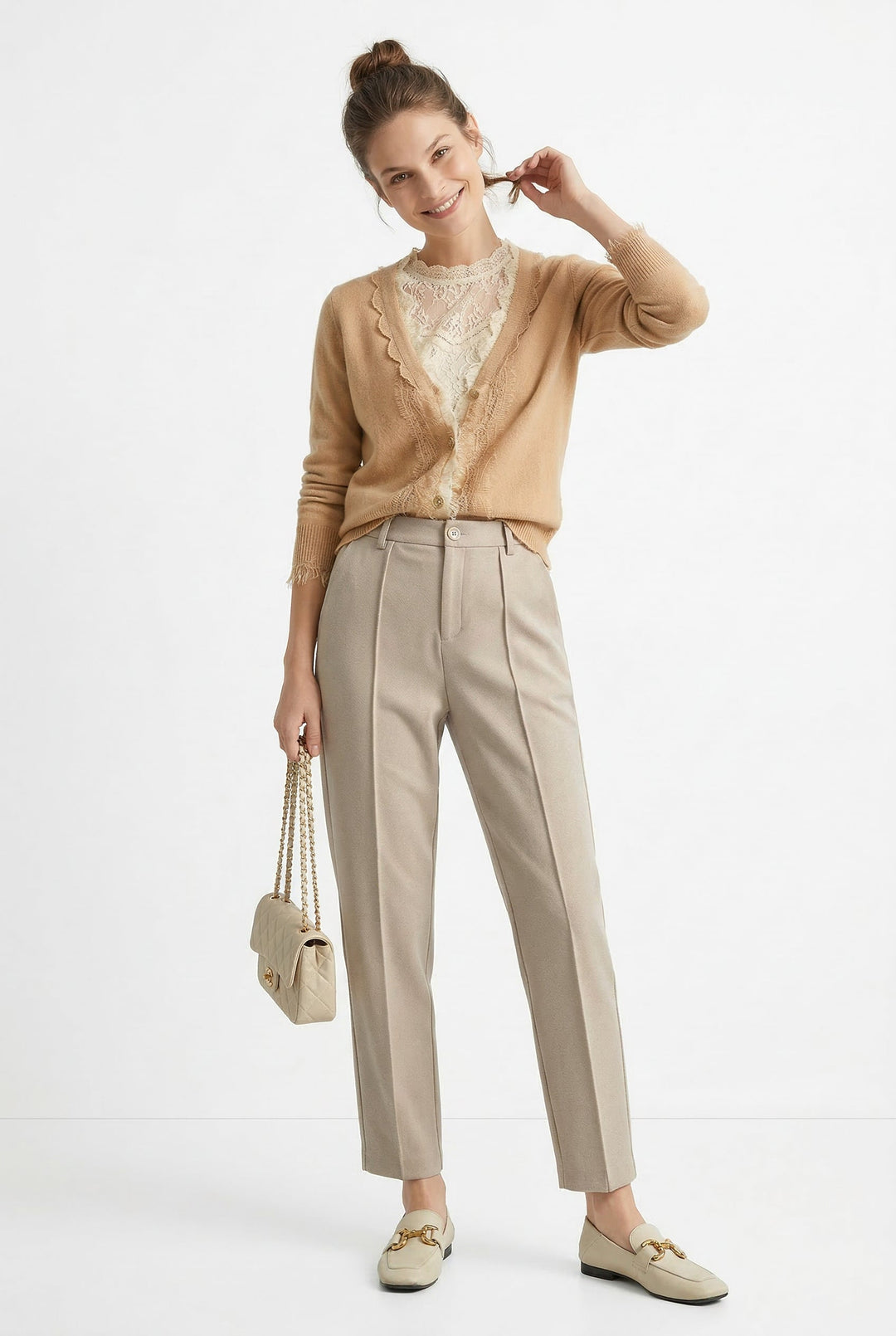 Elira Tapered Wool Trousers