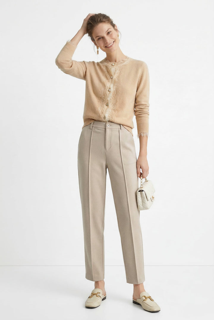 Elira Tapered Wool Trousers