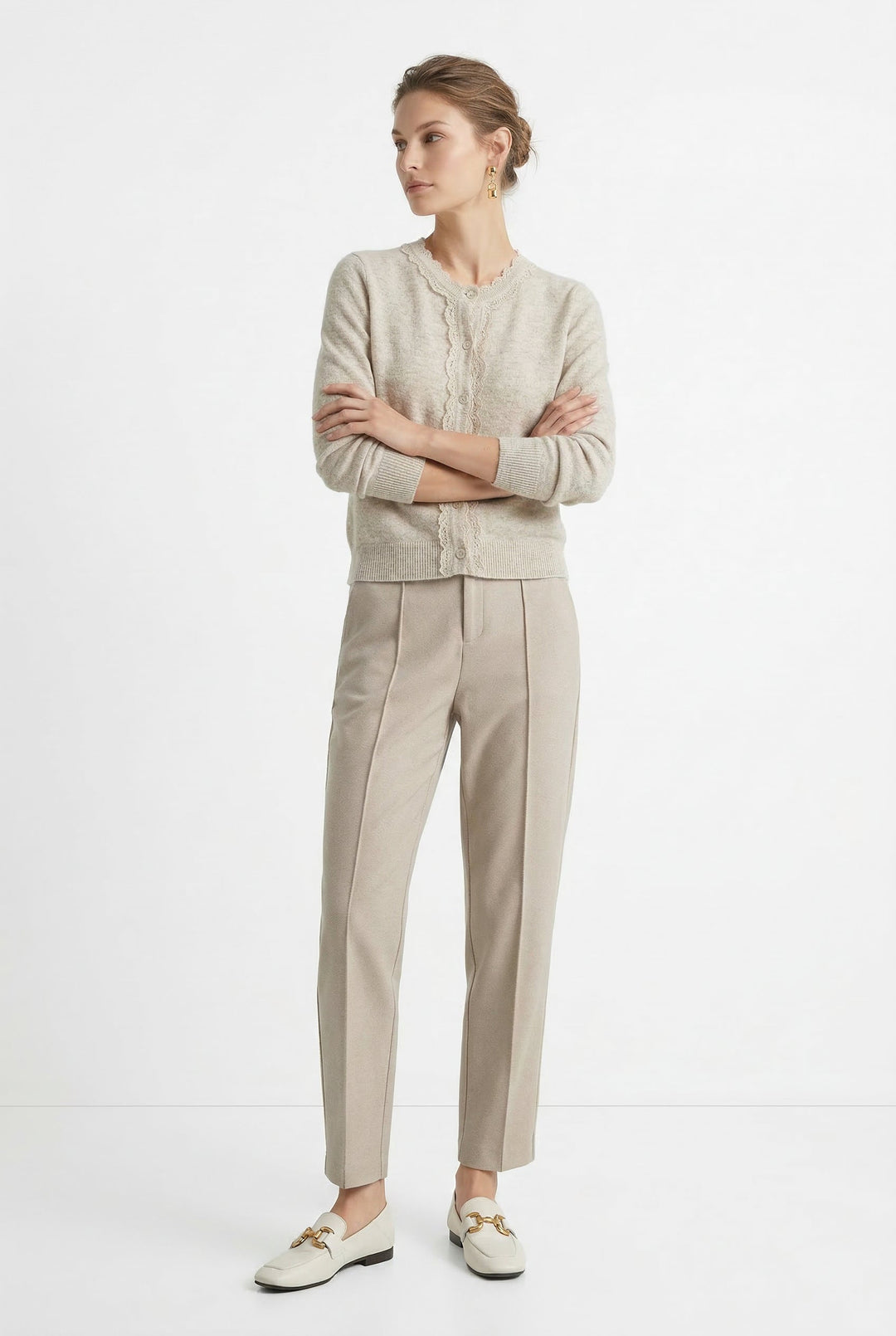 Elira Tapered Wool Trousers