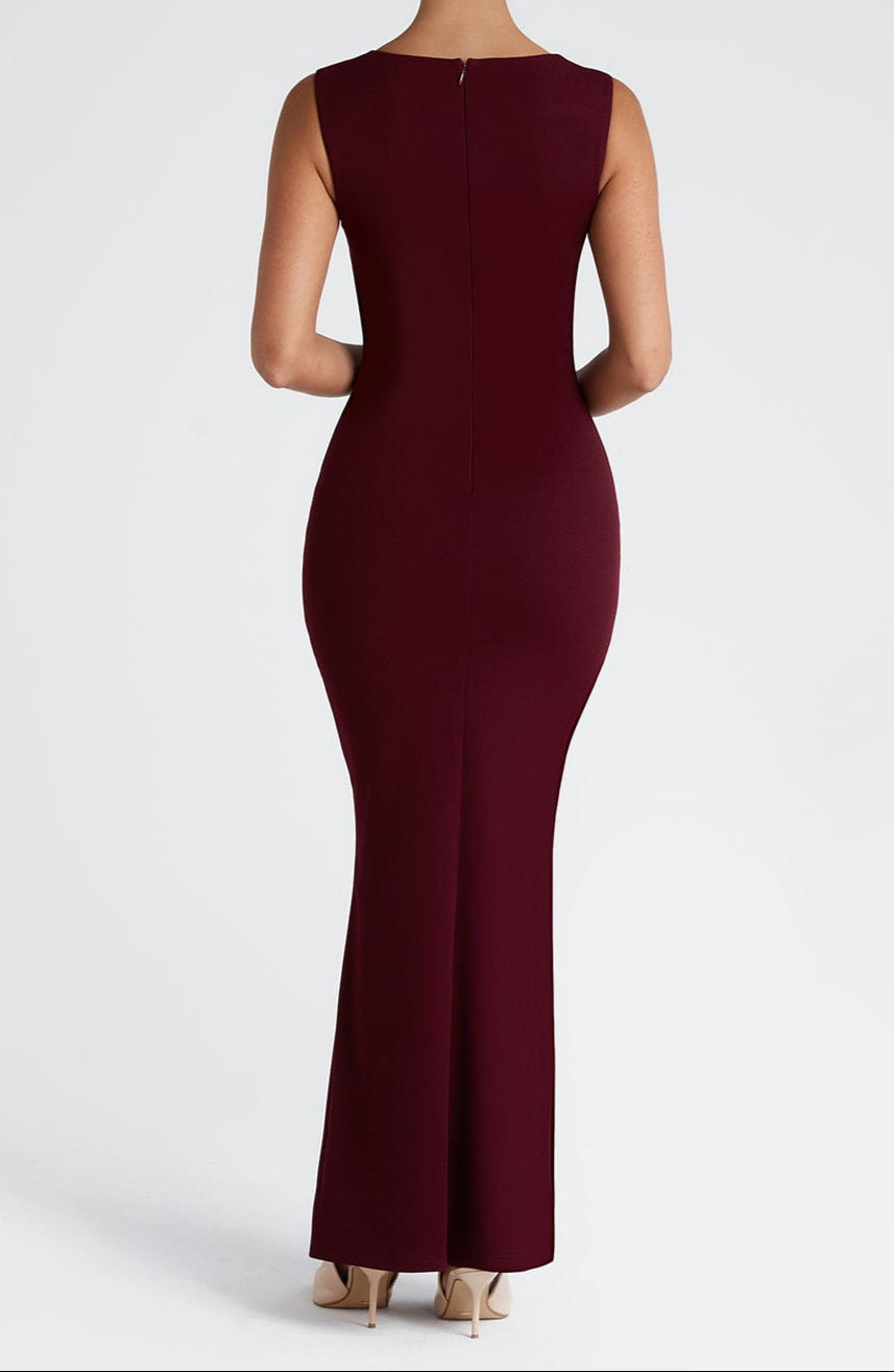 Serena Square Neck Bodycon Maxi Dress