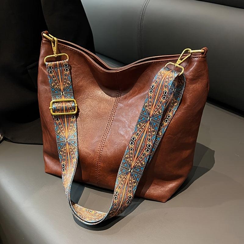Mave Woven Strap Shoulder Bag