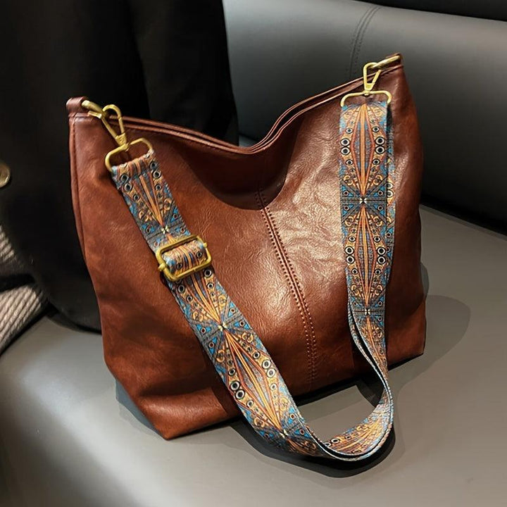Mave Woven Strap Shoulder Bag