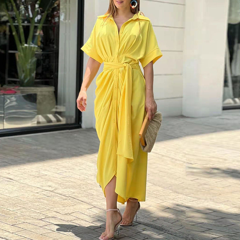 Liora Draped Summer Dress