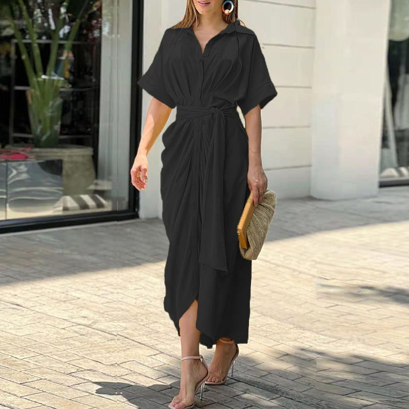 Liora Draped Summer Dress