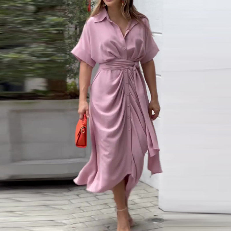 Liora Draped Summer Dress