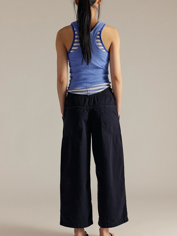 Solara Drawstring Crop Jeans