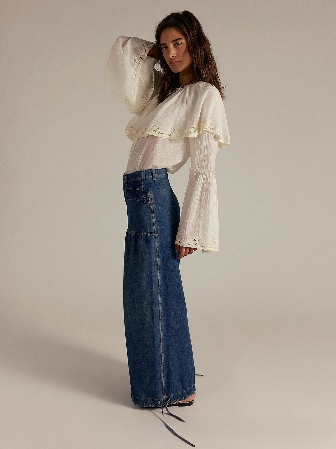 Zélie Wide-Leg Vintage Denim Jeans
