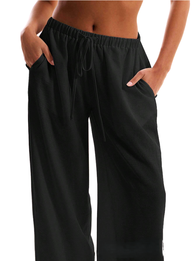 Aveline Linen Drawstring Trousers