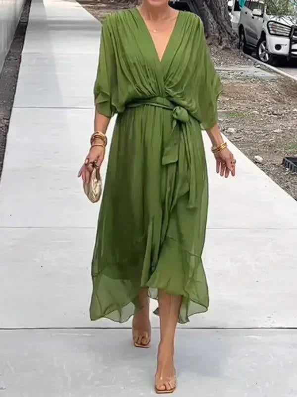 Whitney Soft V-Neck Dress