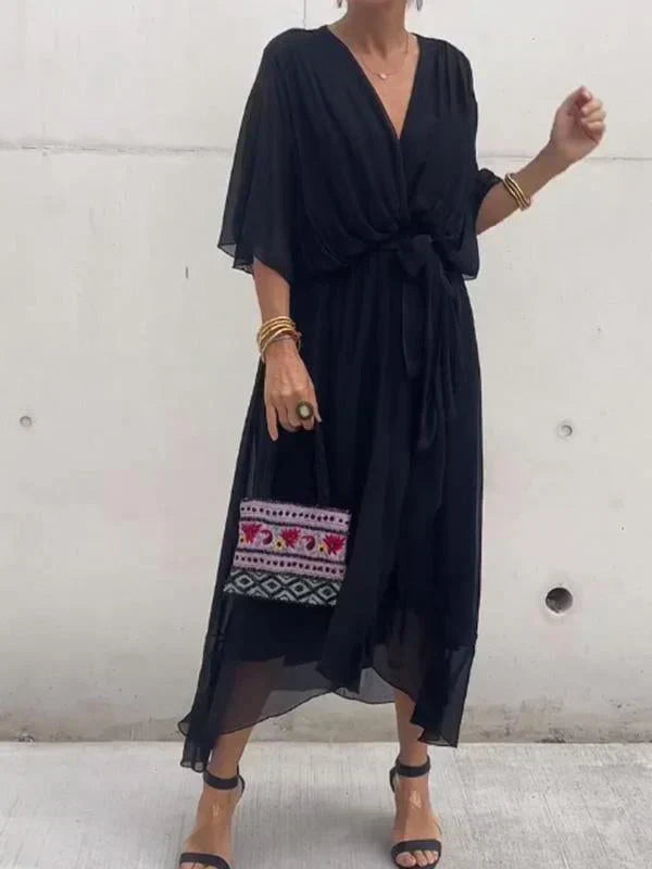 Whitney Soft V-Neck Dress