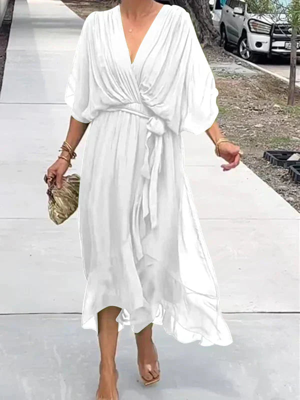 Whitney Soft V-Neck Dress