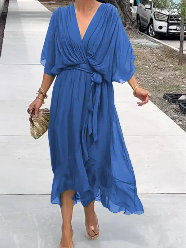 Whitney Soft V-Neck Dress