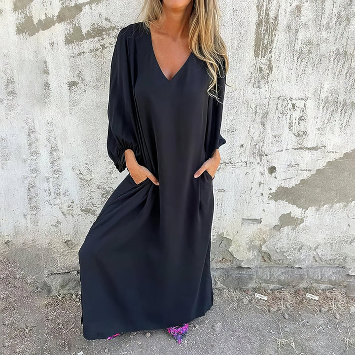 Solana Flowing Pocket Maxi Dress