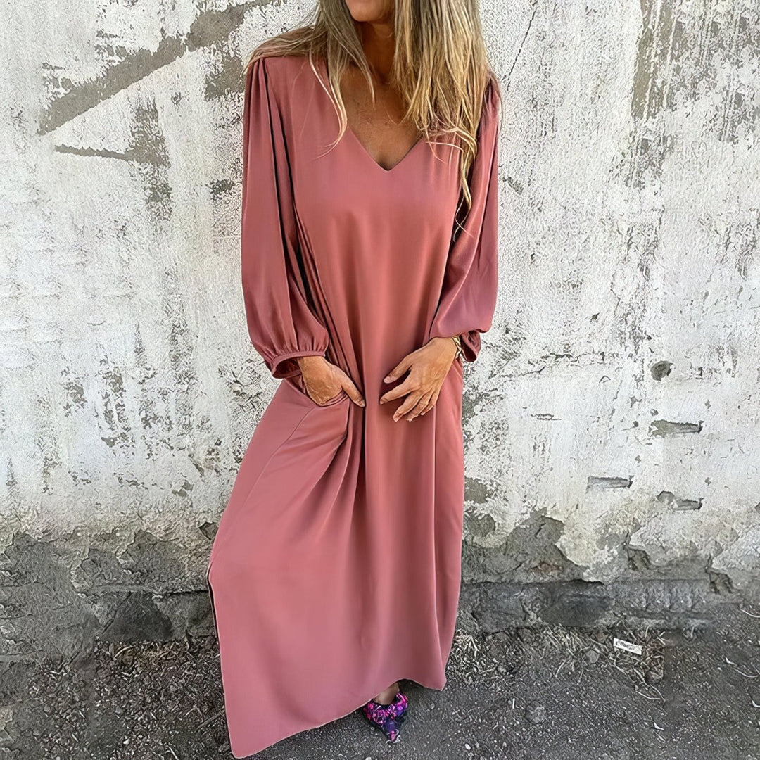 Solana Flowing Pocket Maxi Dress