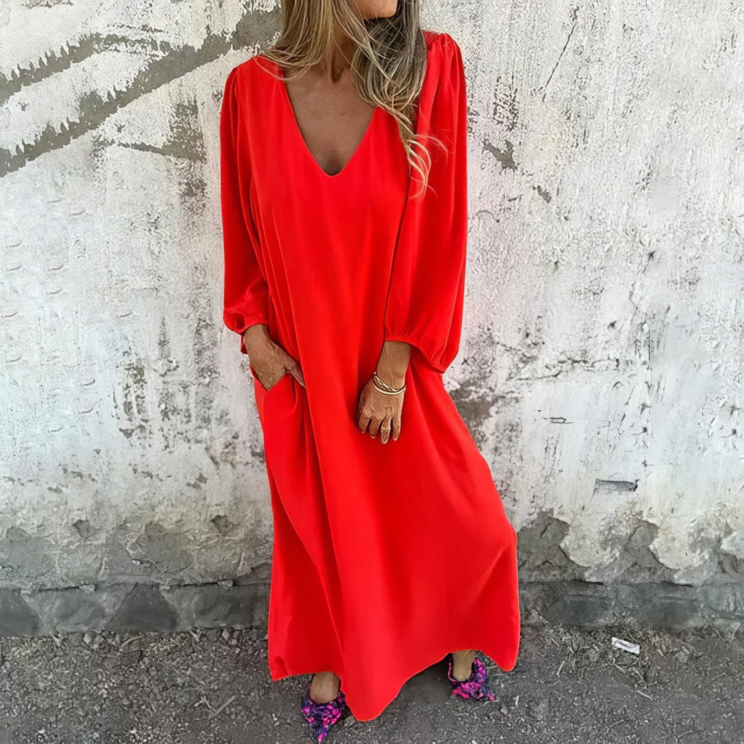 Solana Flowing Pocket Maxi Dress
