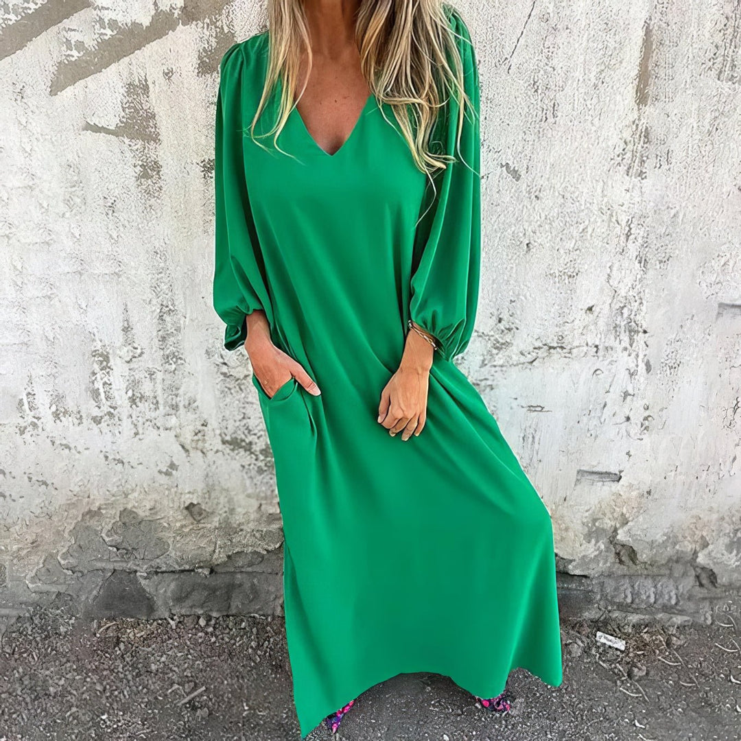 Solana Flowing Pocket Maxi Dress