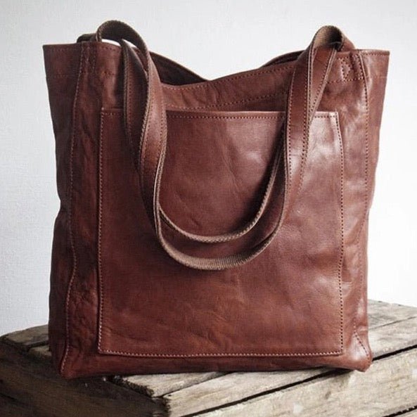 Debbie Elegant Everyday Leather Tote Bag