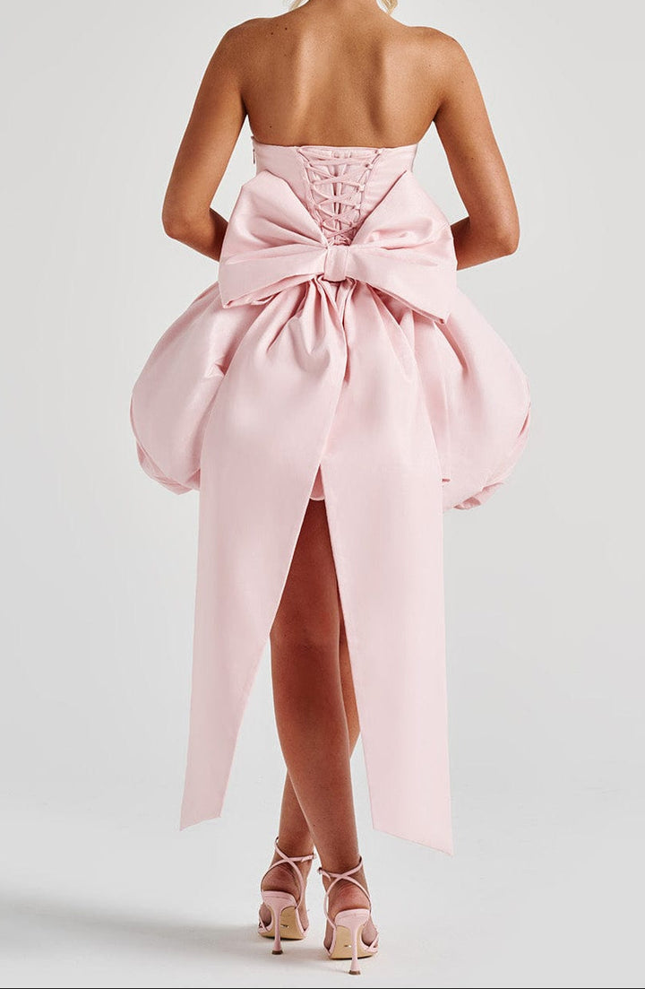 Vivienne Strapless Corset Bubble Mini Dress
