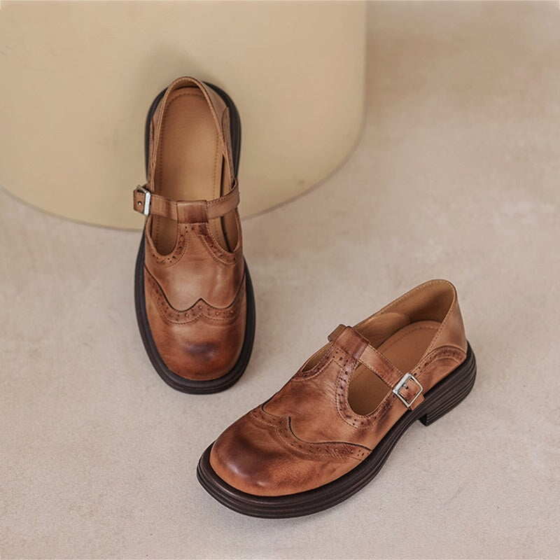 Nina Mary Jane Leather Look Sandals