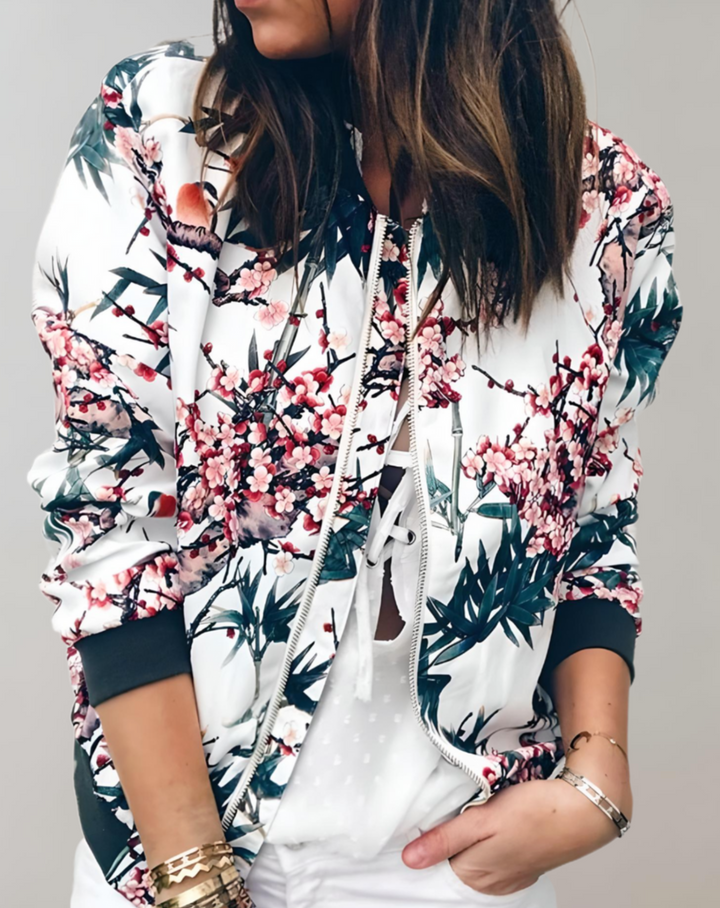 Florentine Floral Bomber Jacket