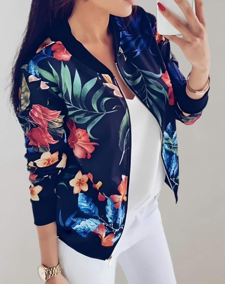 Florentine Floral Bomber Jacket