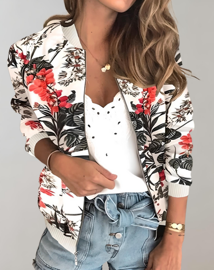 Florentine Floral Bomber Jacket