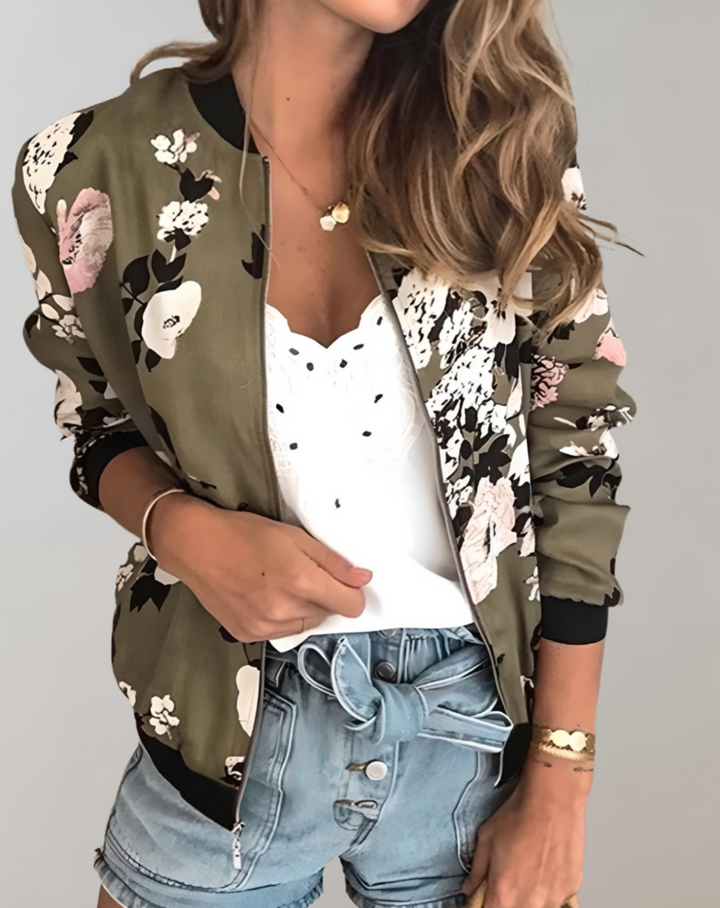 Florentine Floral Bomber Jacket