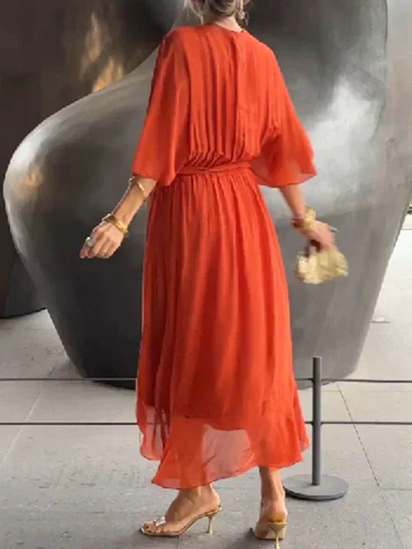Whitney Soft V-Neck Dress