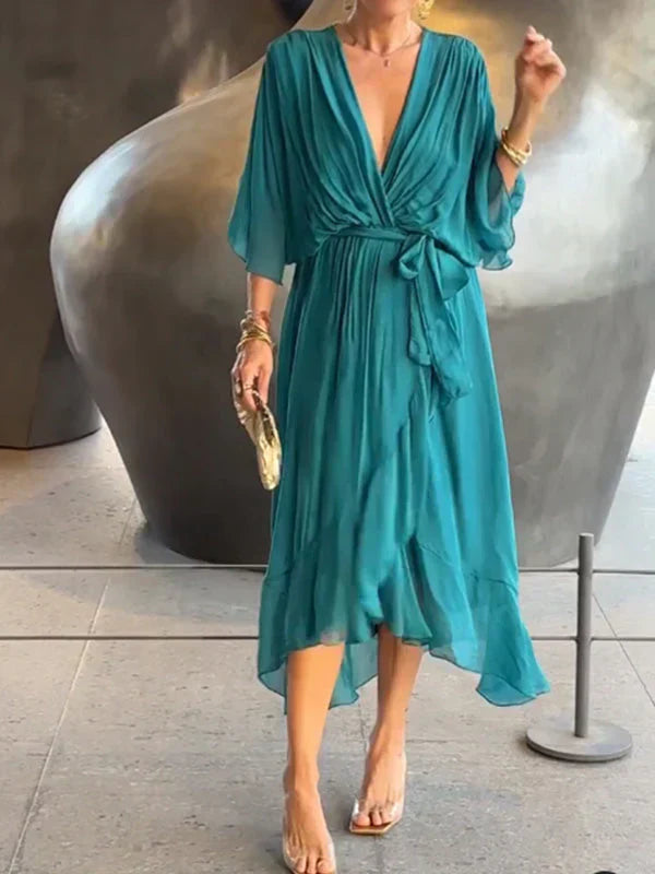 Whitney Soft V-Neck Dress