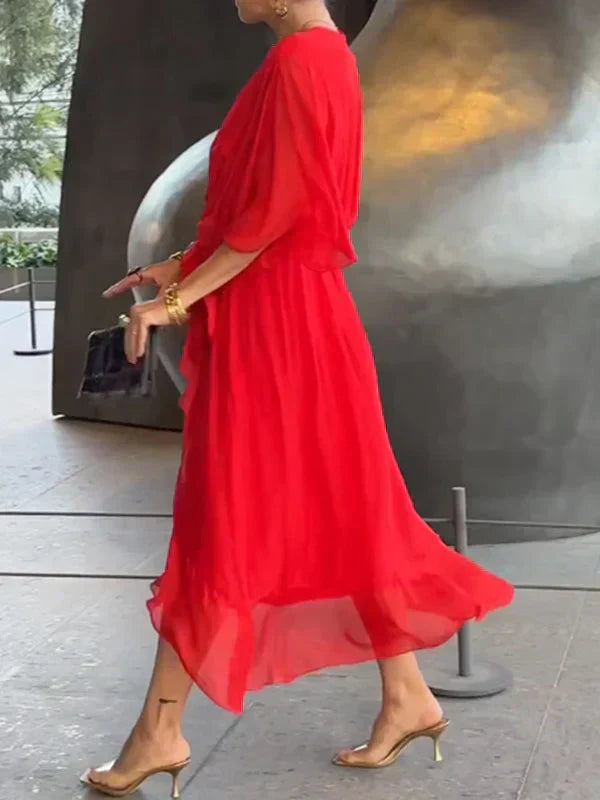 Whitney Soft V-Neck Dress