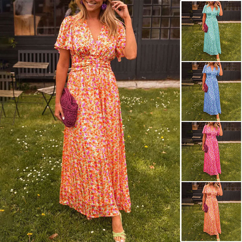 Camille Elegant V-Neck Dress