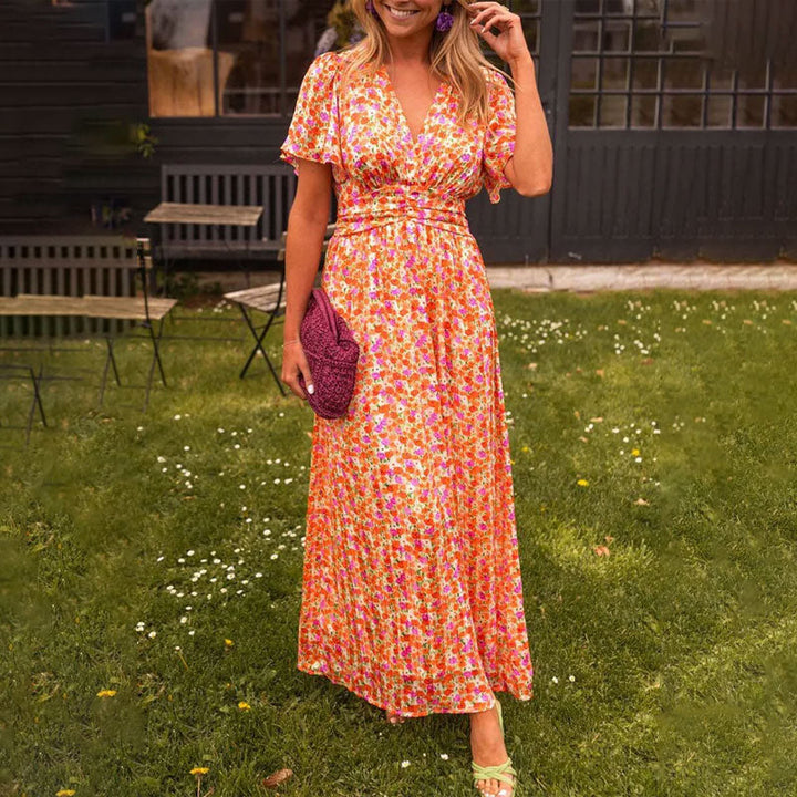 Camille Elegant V-Neck Dress