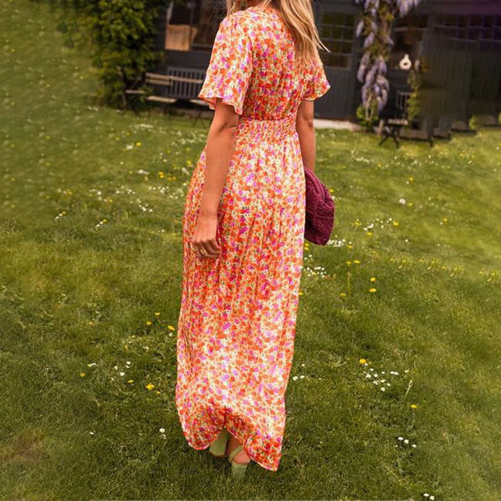 Camille Elegant V-Neck Dress