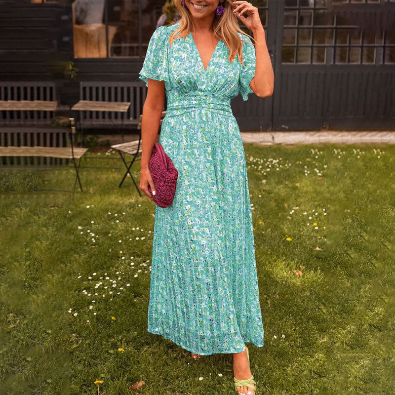 Camille Elegant V-Neck Dress