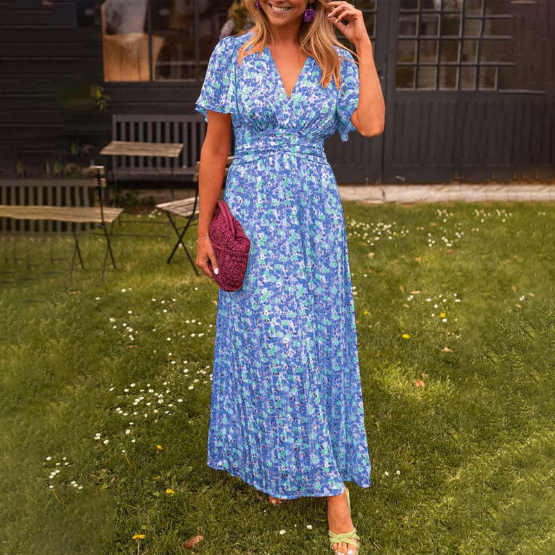 Camille Elegant V-Neck Dress