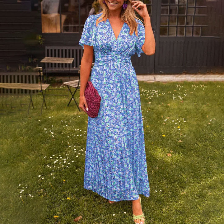 Camille Elegant V-Neck Dress