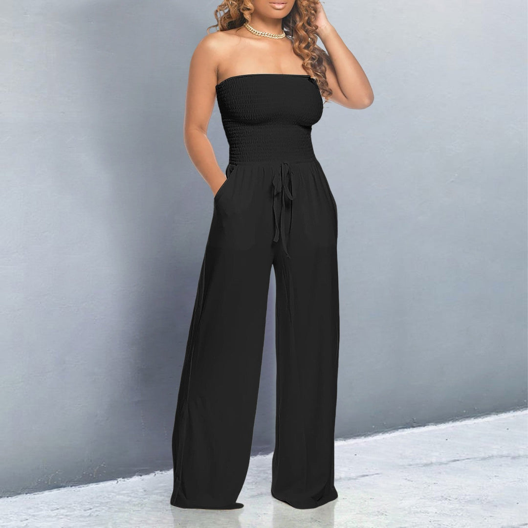 Bella Off Shoulder Wide Leg Jumpsuit