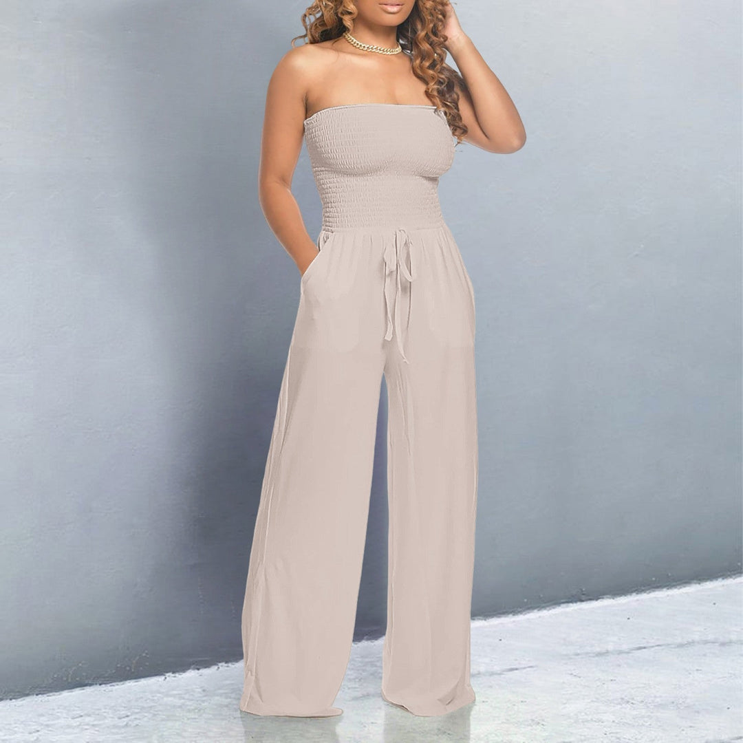 Bella Off Shoulder Wide Leg Jumpsuit